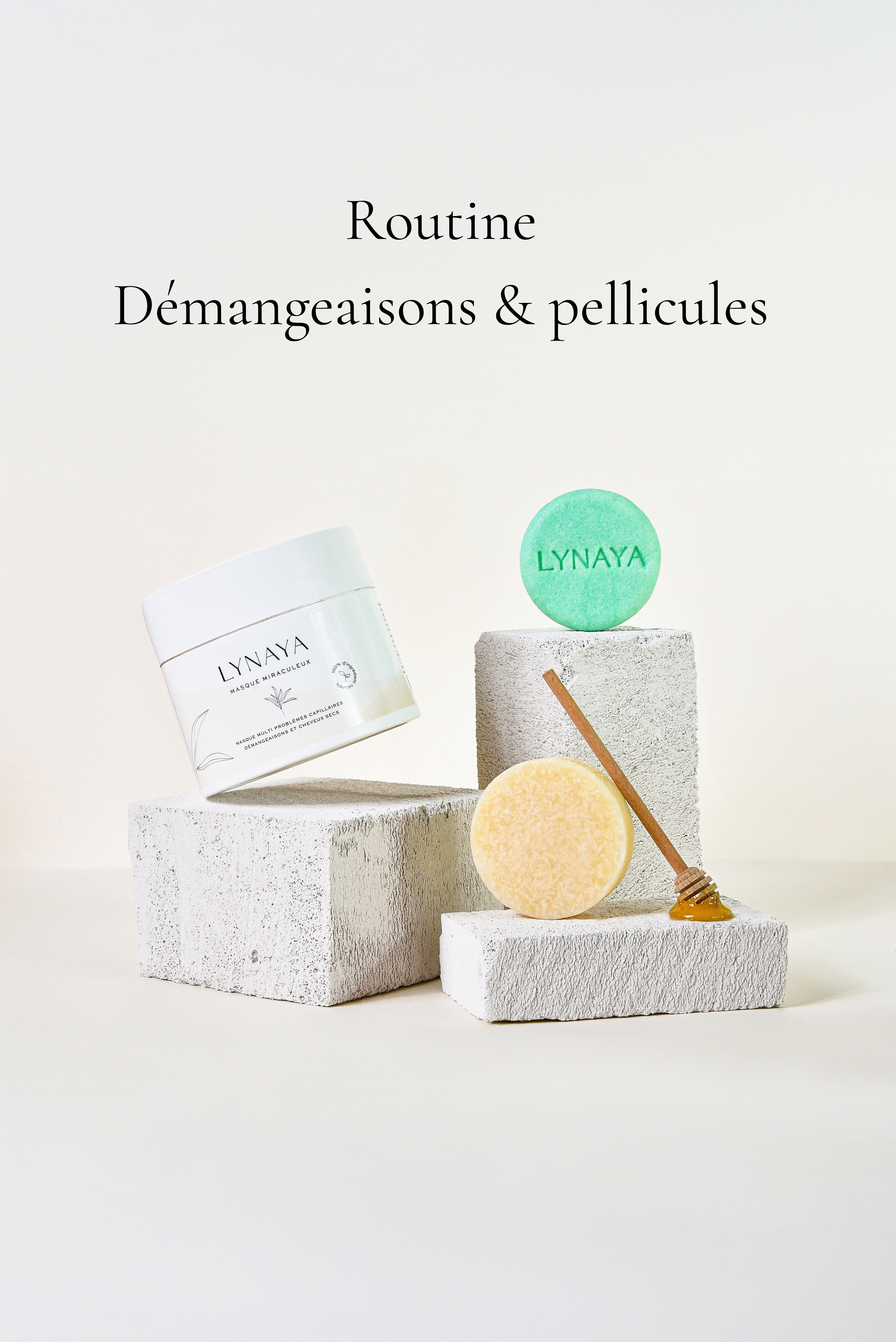 Routine capillaire anti-pellicules & démangeaisons