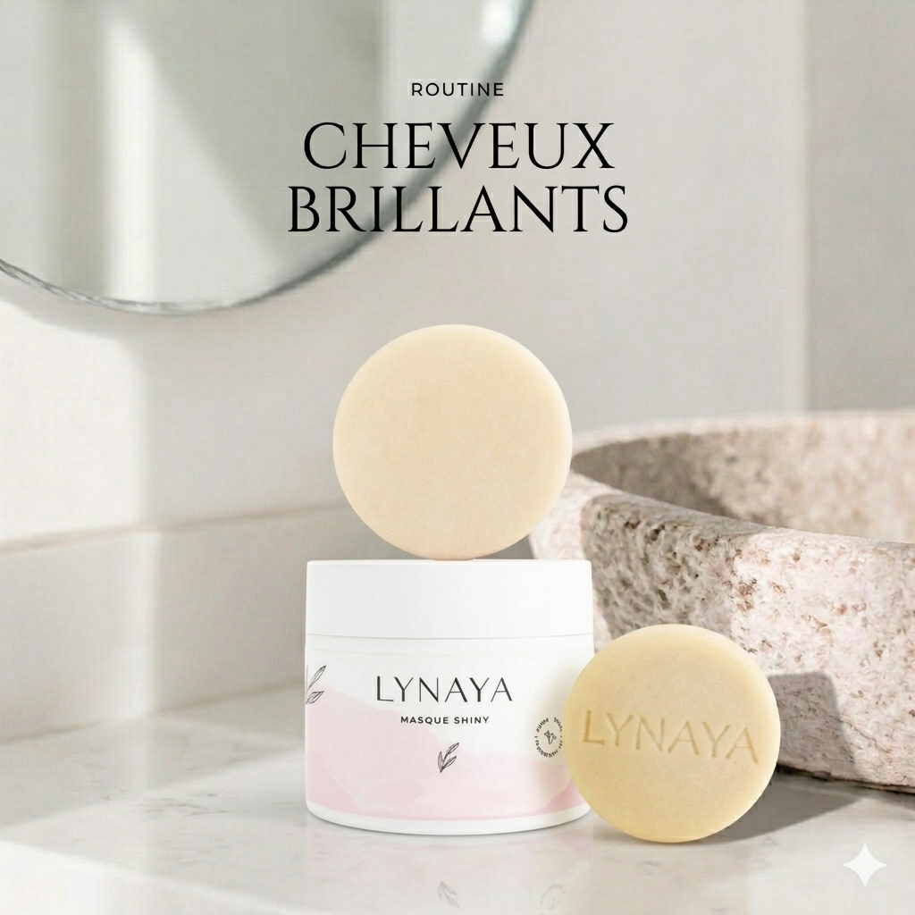 Routine capillaire cheveux ternes