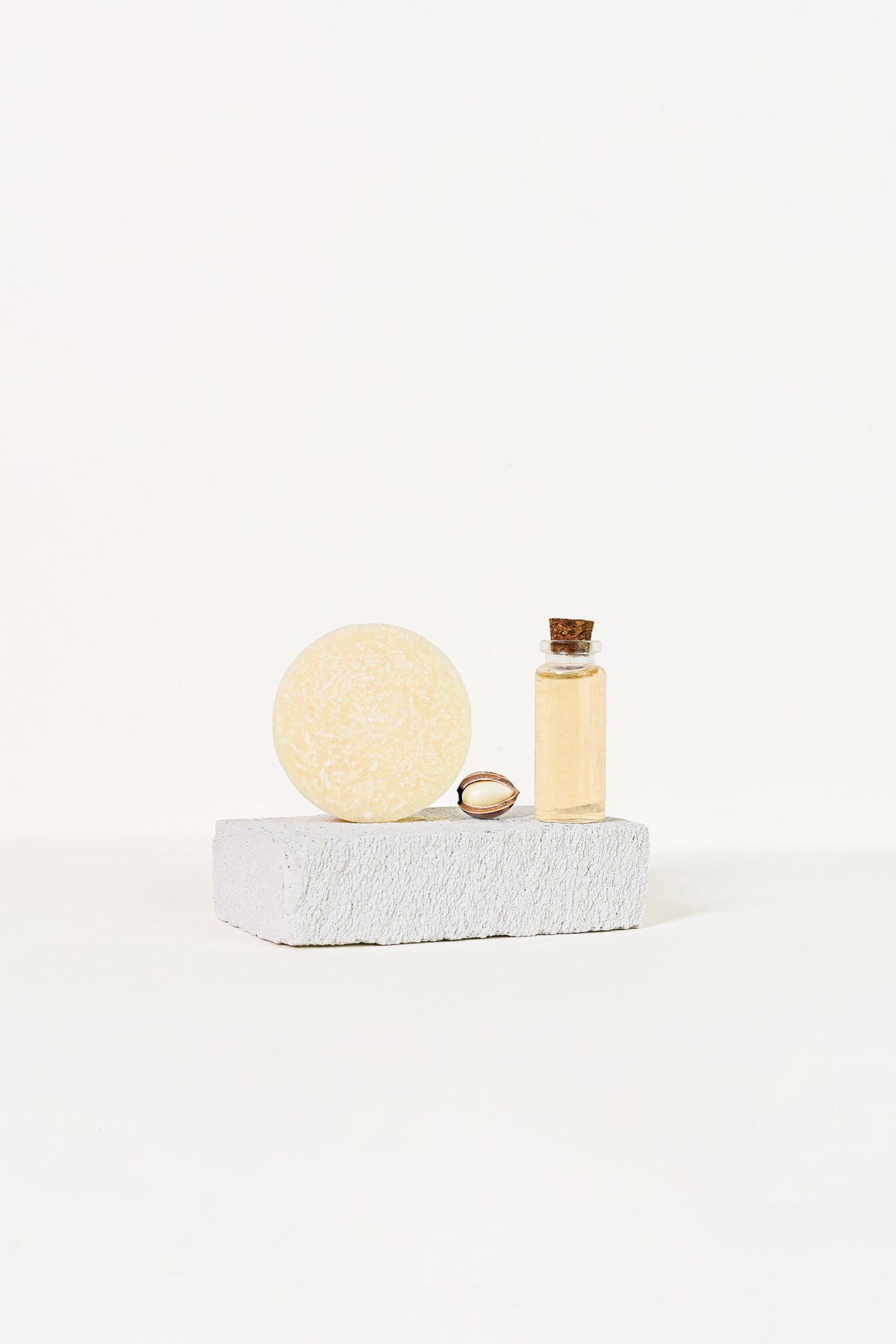 Après-shampoing solide nourrissant à l'argan - Cheveux secs & ternes