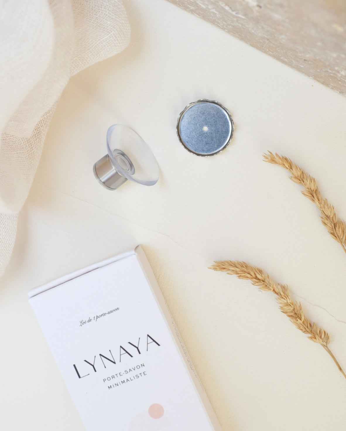 1 Porte-savon minimaliste aimanté