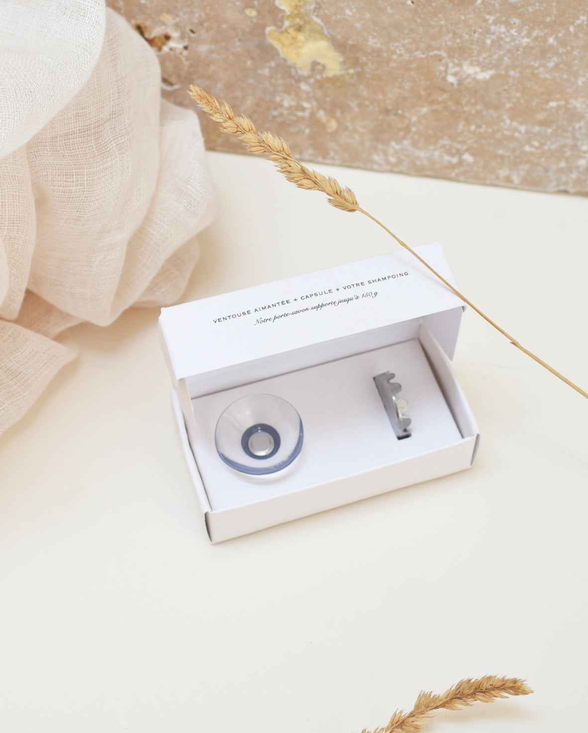 1 Porte-savon minimaliste aimanté