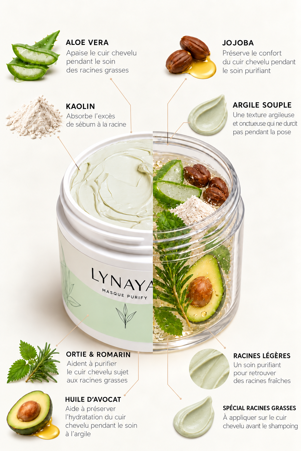 Masque Purify - Cheveux gras