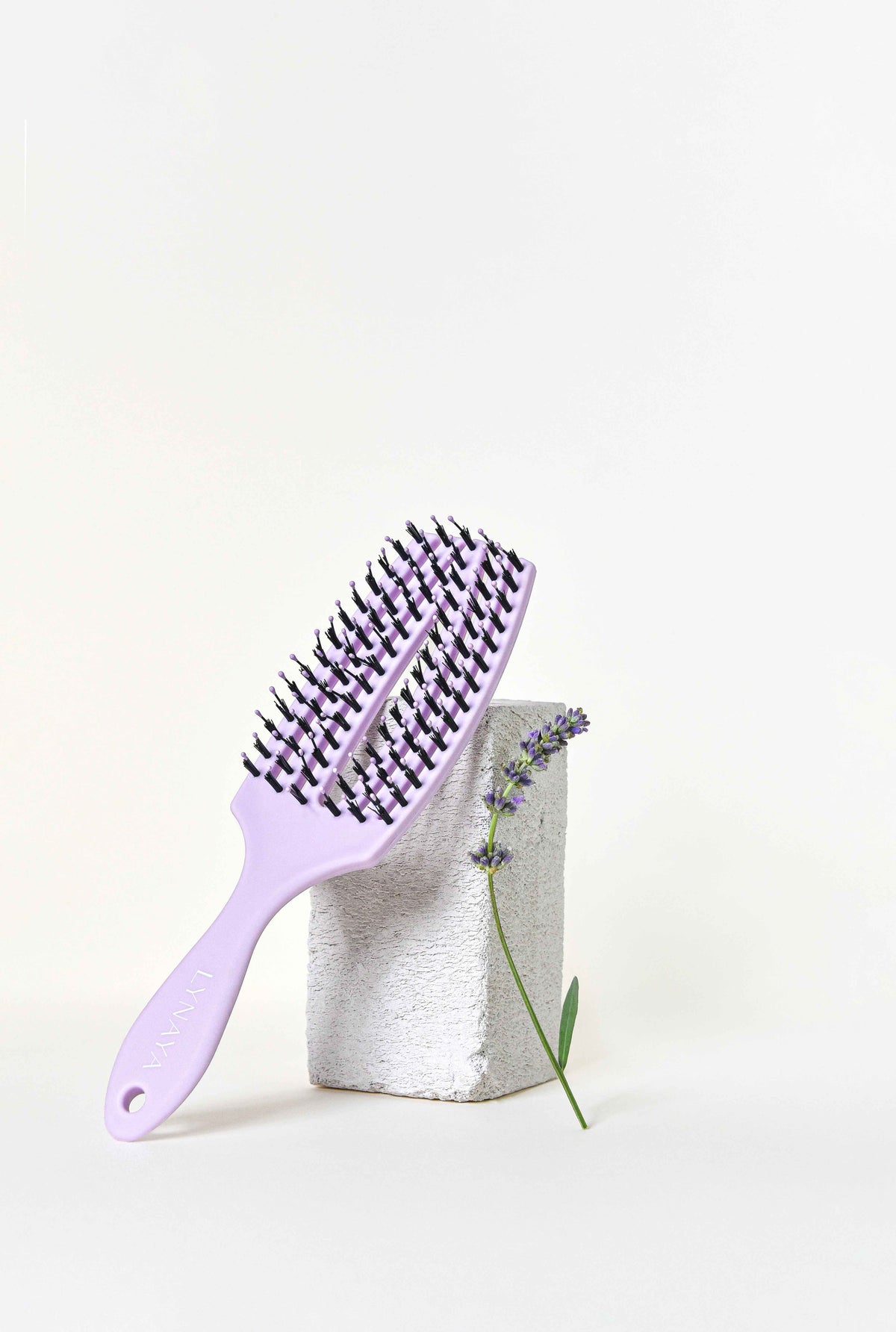 Brosse démêlante anti-casse et sans douleurs - Violet Lilas