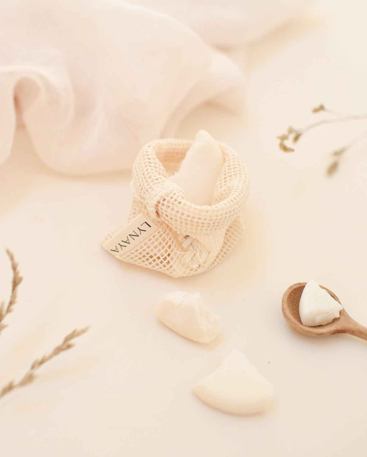 Filet à savon et shampoing solide