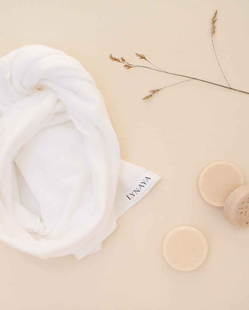 Serviette Cheveux Ultra Absorbante Séchage Rapide | Turban Velours Corail Bouton - Femme Voyage - 8